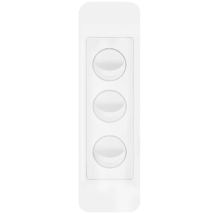 Hager Allure Architrave 3 Gang Matt White