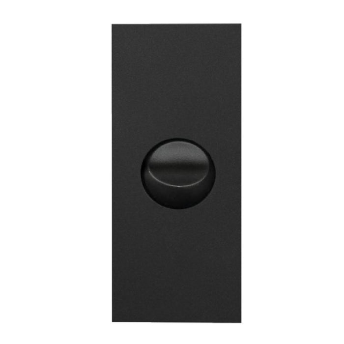 Hager Finesse Architrave 1 Gang Matt Black