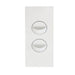 Hager Finesse Architrave 2 Gang Matt White