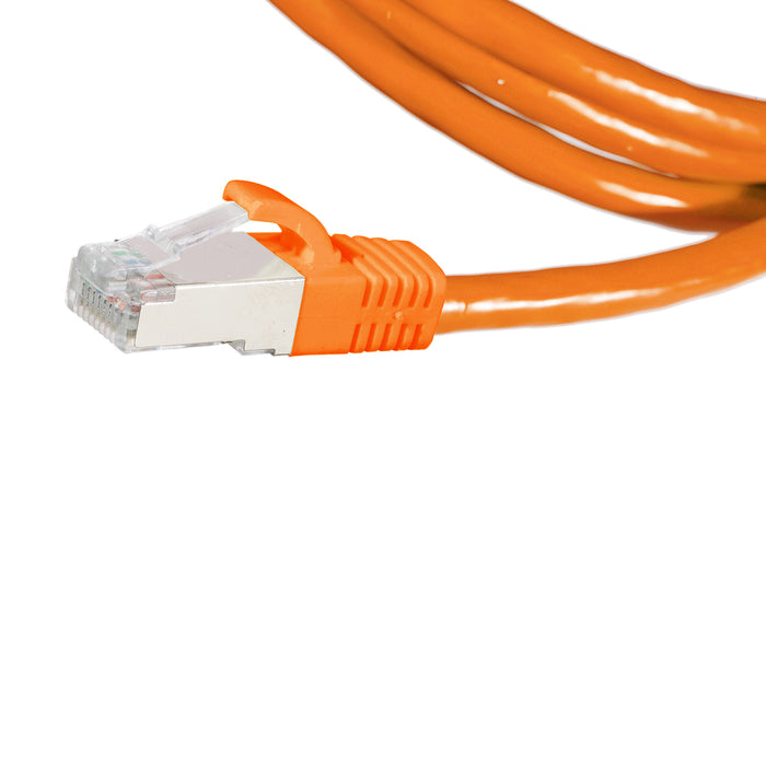 Hpm Cat6A RJ45 SFTP Patch Lead 2m Orange