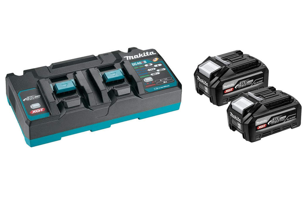 Makita 40Vmax XGT 2x 4.0Ah High Output Starter Kit