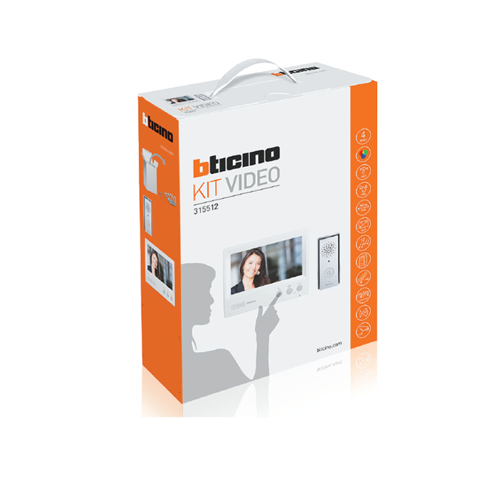 BTICINO Door Entry Kit Video 4 Wire Handsfree 7 240V A.C