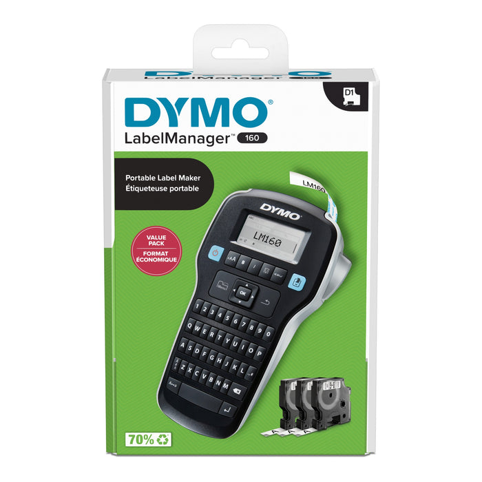 Dymo 2181011 LabelManager 160 Value Pack