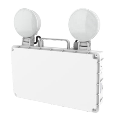 Pureled Twin Emergency Spot Light 9W Non Maintained IP65 White