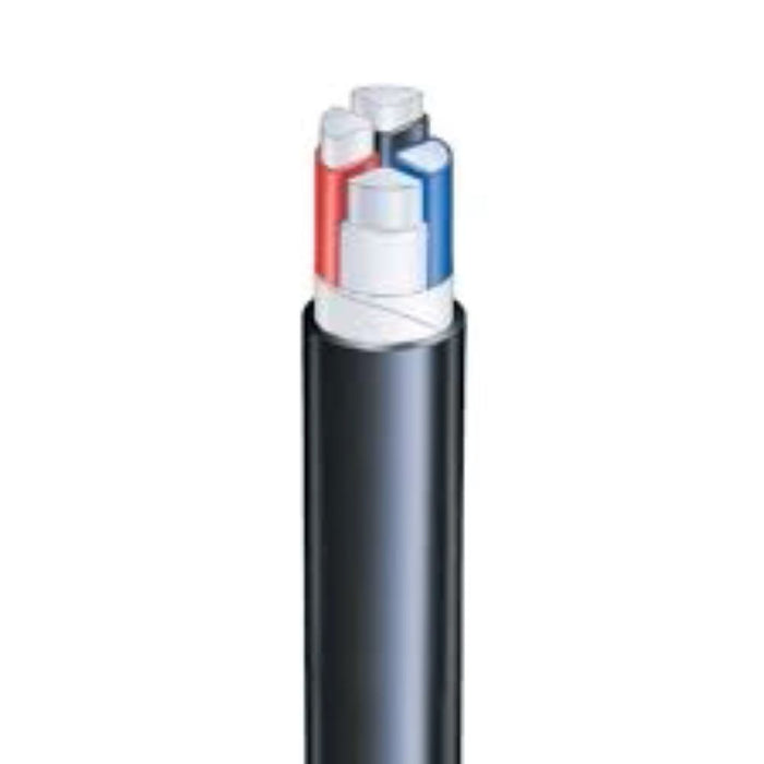 Prysmian 20200243 70mm 4core Aluminium Sectored XLPE Black
