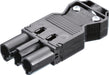 Wieland GST18i3 Connector  3 pole  male  screw connection  250V/16A