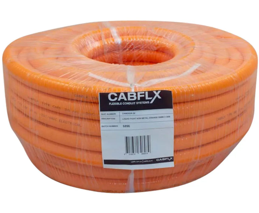 CABFLX Conduit Liquid Tight Non Metal Orange 16mm X 30M