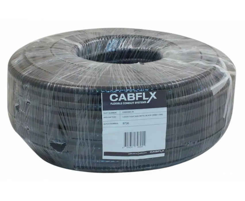 CABFLX Conduit Liquid Tight Non Metal Black 32mm X 30M