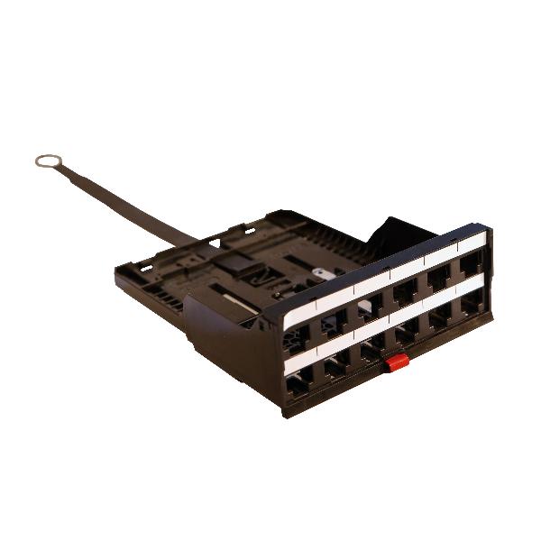 Legrand Cassette High Density 12W Empty For Patch Panel