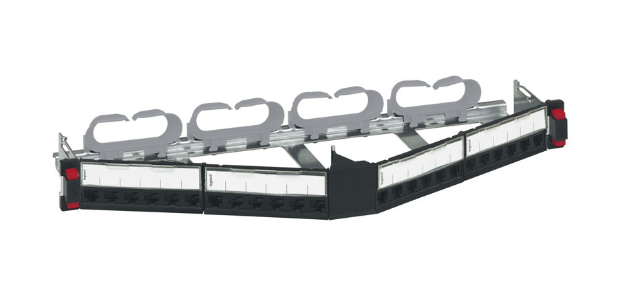 Legrand Patch Panel Angled 1U 24W Empty LCS