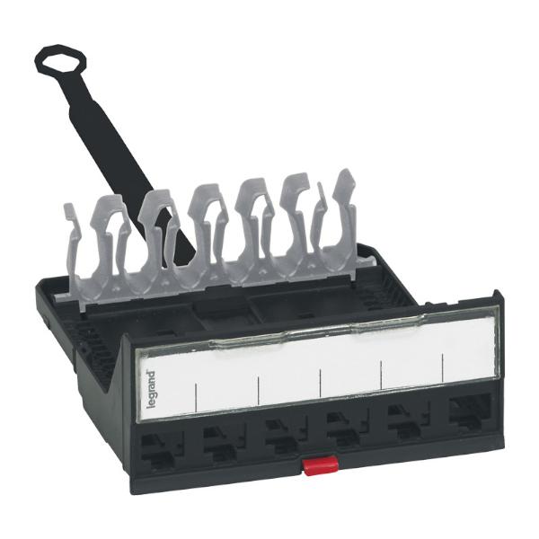 Legrand Cassette 6W Empty For Patch Panel