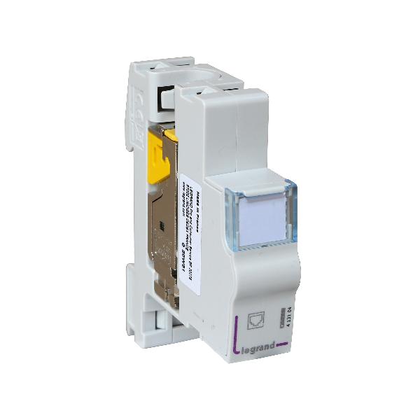 Legrand LCS3 CAT.6A STP Connector Din Rail Mounting 1 Module Wide