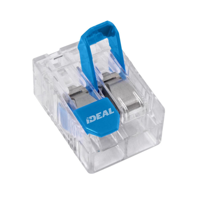 Ideal 30A 2 Port Wire Connector Lever. 40Pc Jar. 0.5 mm2 to 6.0 mm2