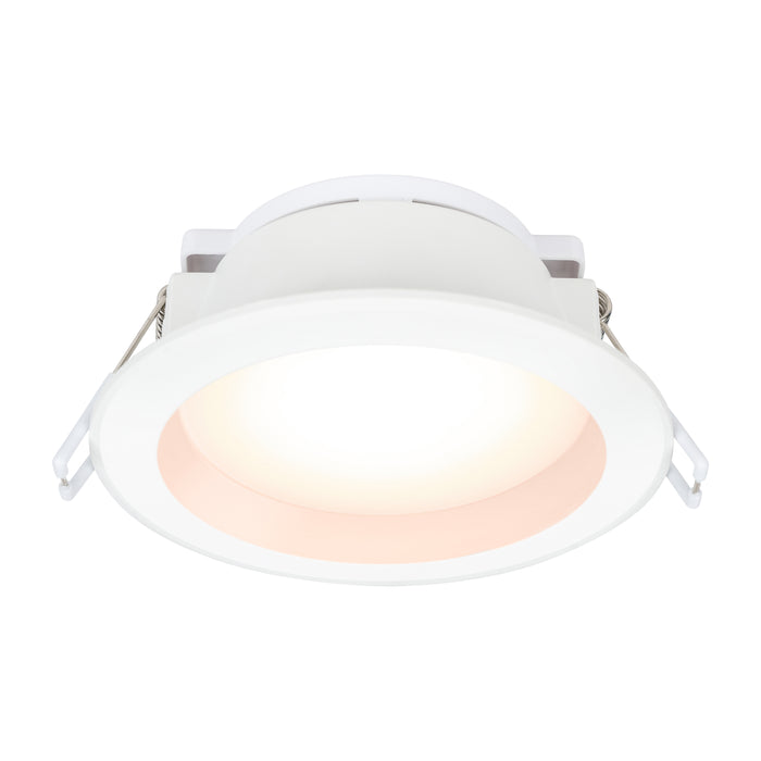 HPM Downlight Led Tricolour Remote Driver 8W 90mm Recessed White