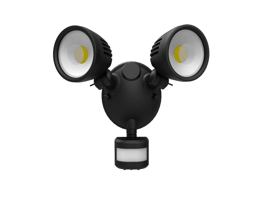 Pierlite Security Light Pierlux Double Black 24W 3/4/5.7K