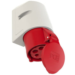 Emptec Socket 32Amp 5pole IP44 6h Surface mnt