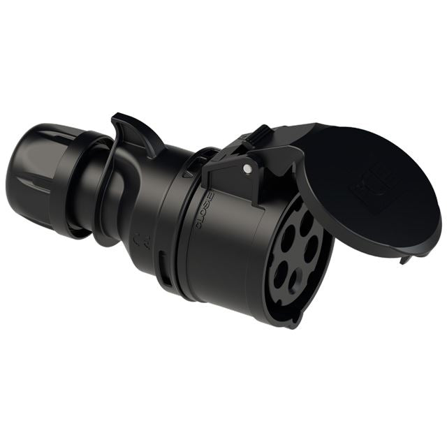 Emptec Connector 16Amp 5pole IP44 6h Black