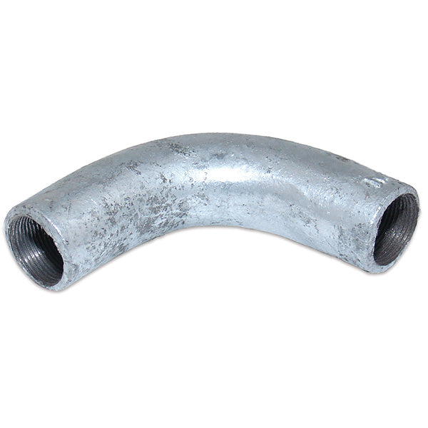 Firstflex Conduit Galvanised 40mm Plain Bend
