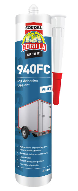 Gorilla 940FC PU Adhesive Sealant 310ml Black