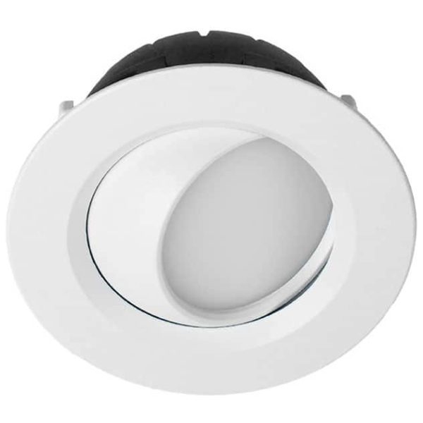 Switch Lighting LED Downlight 9.4W Tilt 3000K 82mm CA135 White