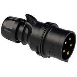 Emptec Plug 32Amp 5pole IP44 6h Black Shark