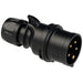 Emptec Plug 32Amp 5pole IP44 6h Black Shark