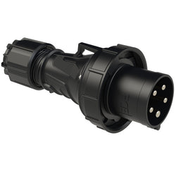 Emptec Plug 63Amp 5pole IP67 6h Black Twist