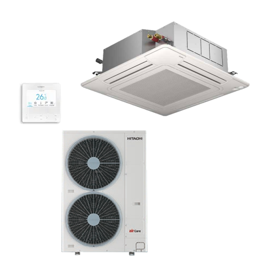 Hitachi 12.5kW R32 airCore700 Multi Flow Cassette 3 phase