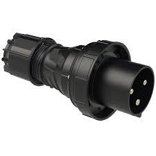 Emptec Plug 125Amp 3pole IP67 6h Black