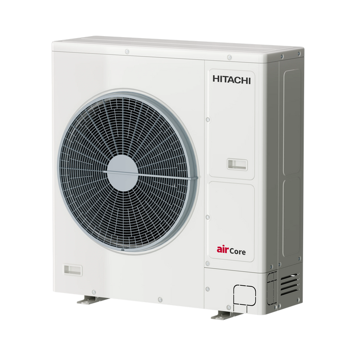 Hitachi 10.0kW R32 airCore700 Multi Flow Cassette with Silent Iconic 3 phase