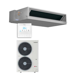 Hitachi 12.5kW R32 airCore700 Mid ESP Ducted System 3 phase