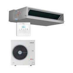 Hitachi 10.0kW R32 airCore700 Mid ESP Ducted System 3 phase