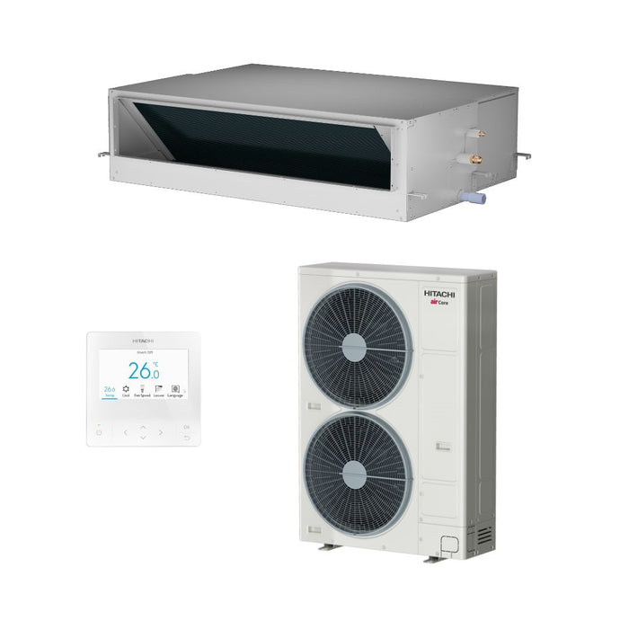 Hitachi 16.0kW R32 airCore700 High ESP Ducted System 3 phase