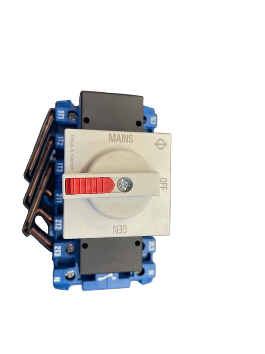 Kraus & Naimer 32A 3P Mains Off 4P Generator Switch