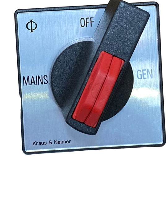 Kraus & Naimer Locking Handle Red/Yellow 22mm Mount