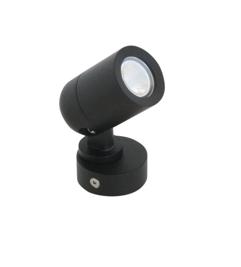Hugo LED Spotlight 2.4W 3000K Single Adjustable IP65 Black