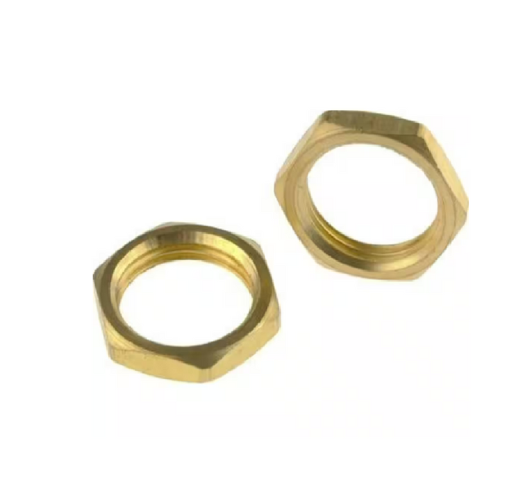 Cmp Locknut M25 Nickel Plated Brass