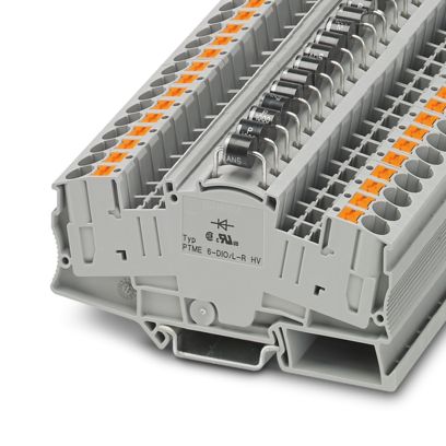 Phoenix PTME 6-DIO/L-R HV Terminal Integrated P1000M Diode 10mm Grey