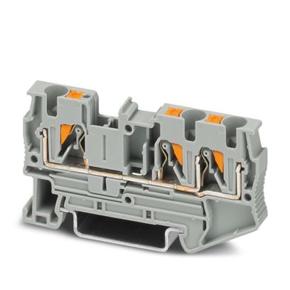 Phoenix PT 4-TWIN Feed-Through Terminal 32A 6mm Grey