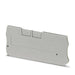 Phoenix D-PT 1 5/S-TWIN End Cover 54mmx2.2mmx24.3mm Grey