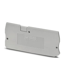 Phoenix D-PT 4-TWIN End Cover 66.5mmx2.2mmx29mm Grey