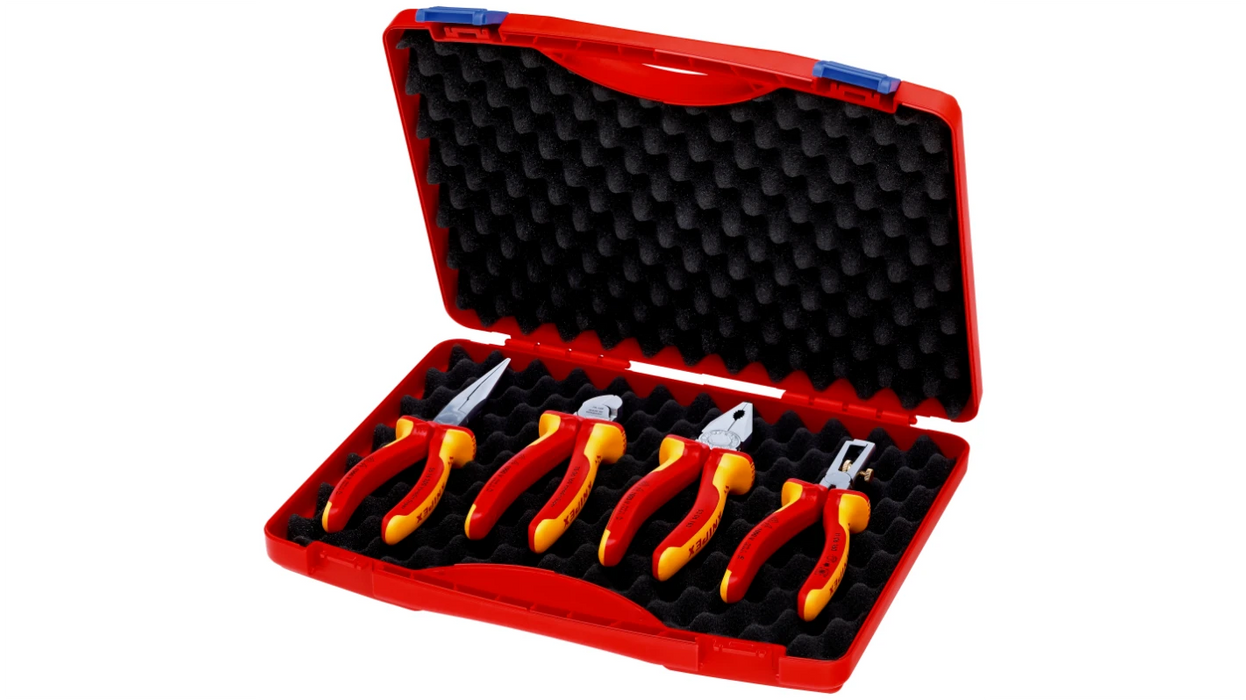 KNIPEX Electrical Pliers Set 4pc 1000V VDE