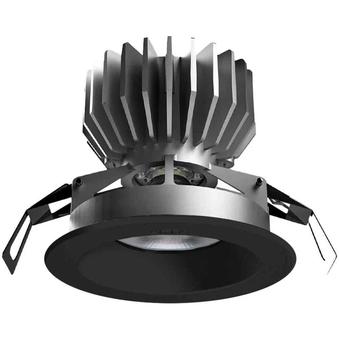 Pierlite Downlight Fixed 90 Cutout Black 10W Dim 3K Kimbal