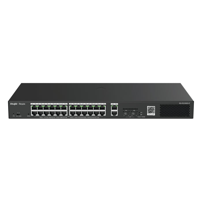 Ruijie Gigabit Managed Switch 28 Port 24 PoE+ Ports 2 SFP