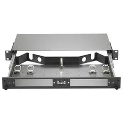 Austfibre AFL Fibre Patch Panel 1RU Front Mount with hinged cover unlo