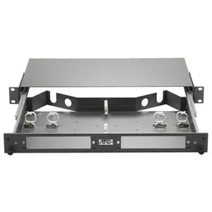 Austfibre AFL Fibre Patch Panel 1RU Front Mount with hinged cover unlo