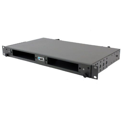 Austfibre AFL Fibre Patch Panel 1RU 2 PANEL MODULAR FIXED ENCLOSURE