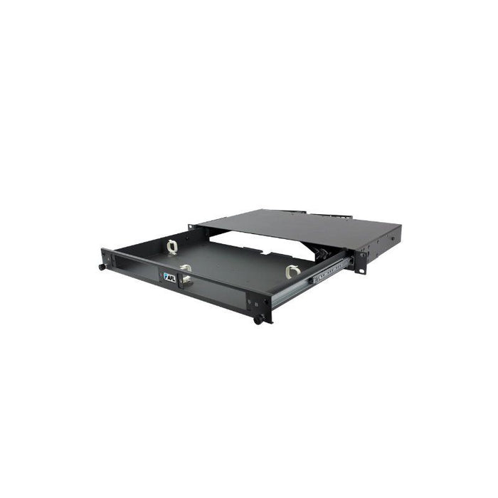 Austfibre AFL Fibre Patch Panel 1RU 2 Panel Modular Sliding 200mm