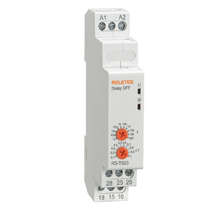 Reletek Timer Emergency Lighting 1M 01.s - 240Hrs 12 to 240VAC/DC 8A 1CO