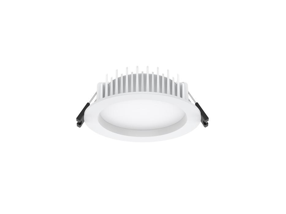 Pure Platinum Downlight with Recessed Diffuser 8W CCT Selectable 3000K/4000K/5700K Triac Dimming